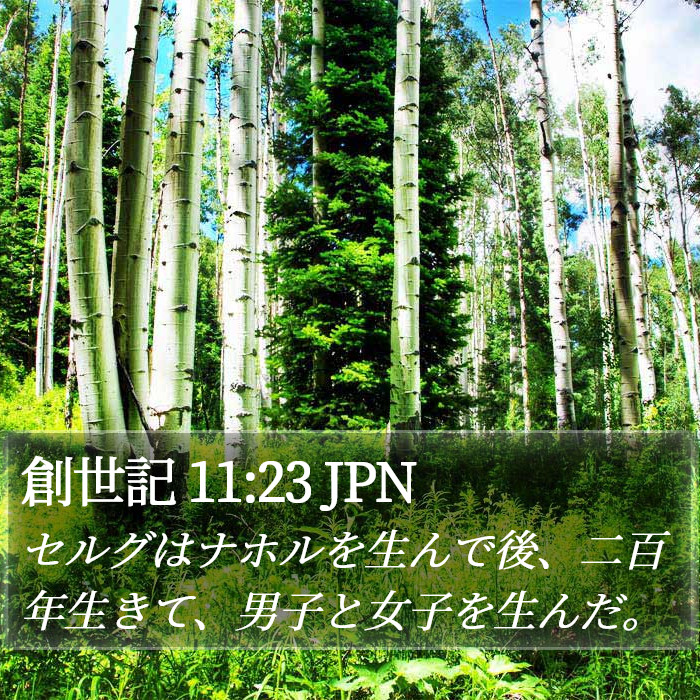 創世記 11:23 JPN Bible Study