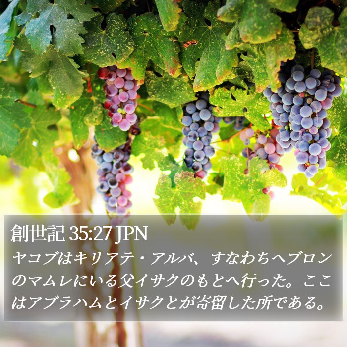 創世記 35:27 JPN Bible Study