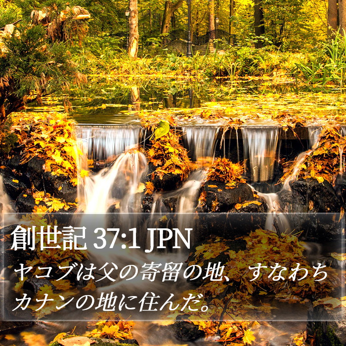 創世記 37:1 JPN Bible Study