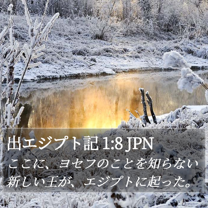 出エジプト記 1:8 JPN Bible Study