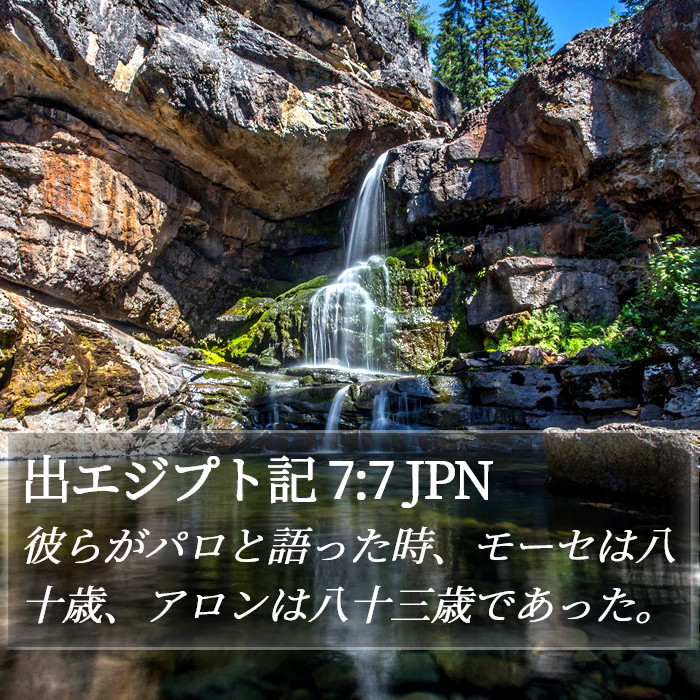 出エジプト記 7:7 JPN Bible Study