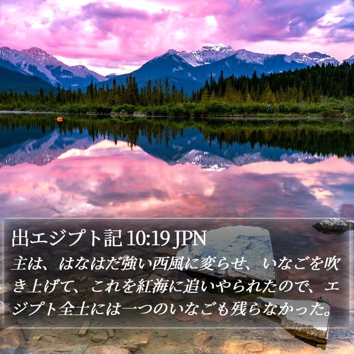 出エジプト記 10:19 JPN Bible Study