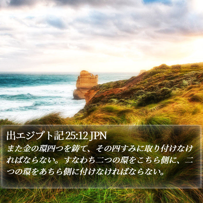 出エジプト記 25:12 JPN Bible Study