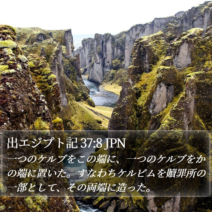 出エジプト記 37:8 JPN Bible Study