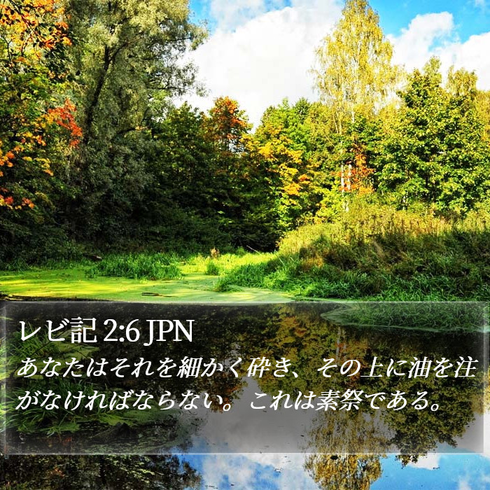 レビ記 2:6 JPN Bible Study