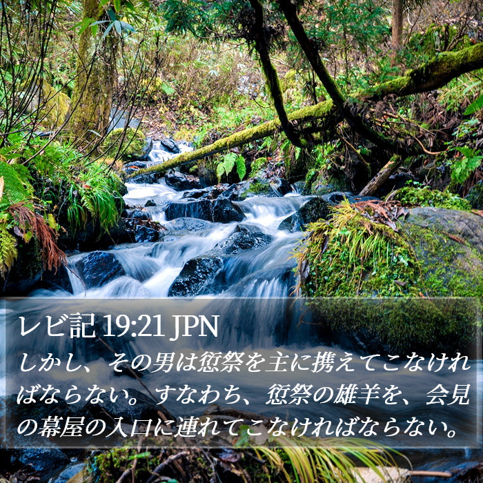 レビ記 19:21 JPN Bible Study
