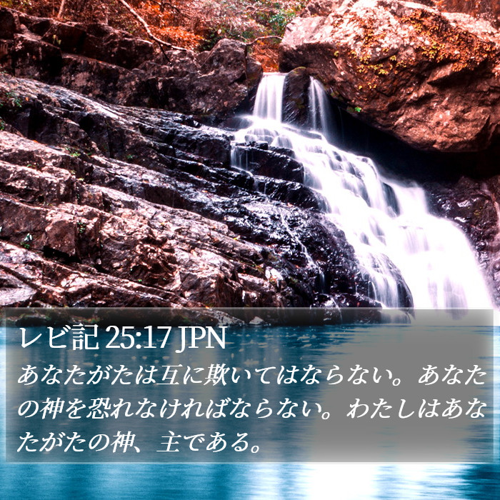 レビ記 25:17 JPN Bible Study