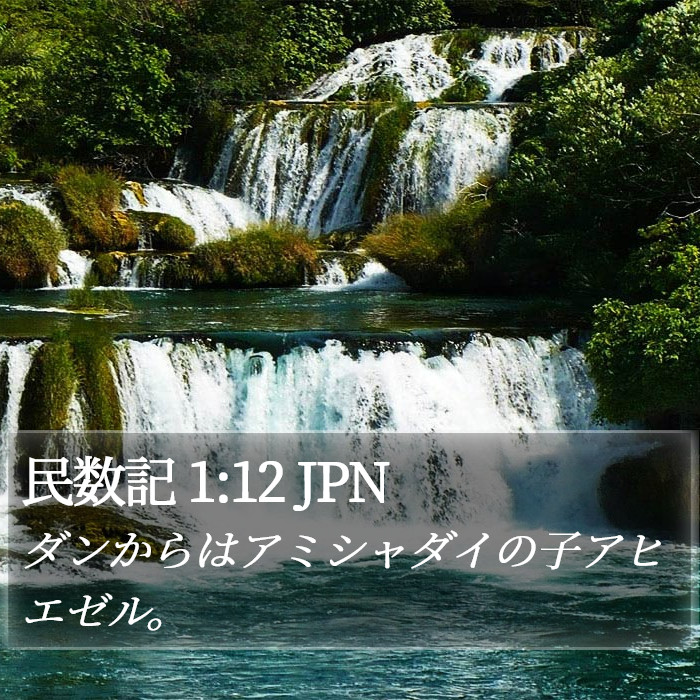 民数記 1:12 JPN Bible Study