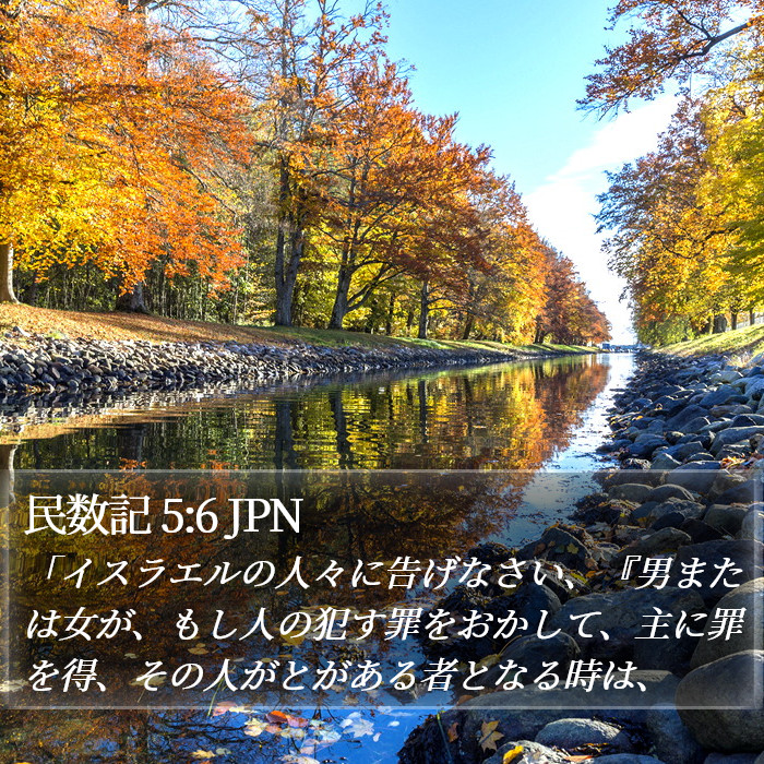 民数記 5:6 JPN Bible Study