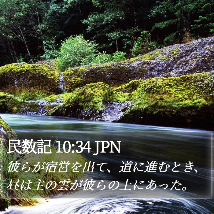 民数記 10:34 JPN Bible Study