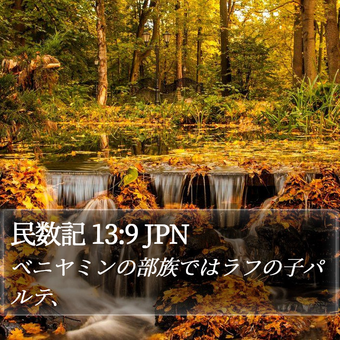 民数記 13:9 JPN Bible Study