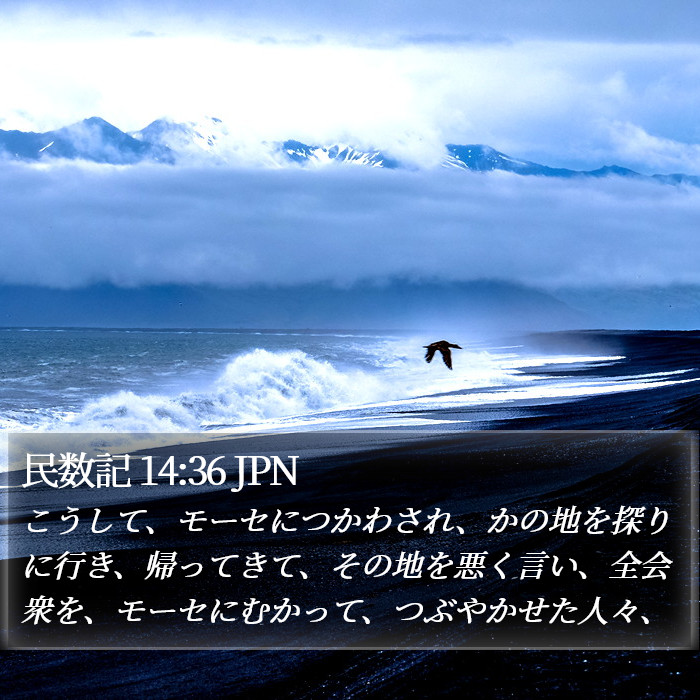 民数記 14:36 JPN Bible Study