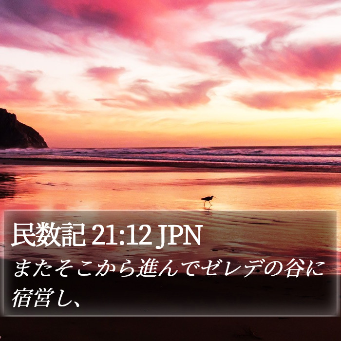 民数記 21:12 JPN Bible Study