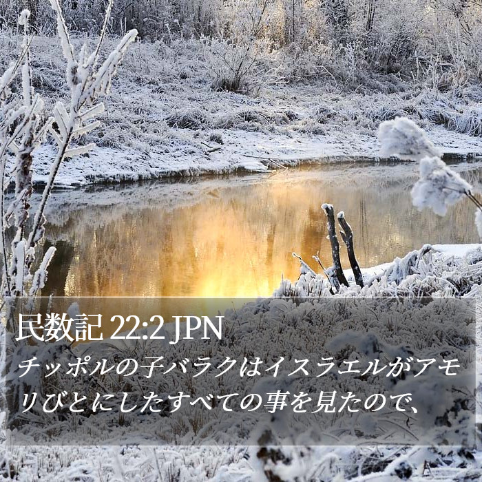 民数記 22:2 JPN Bible Study
