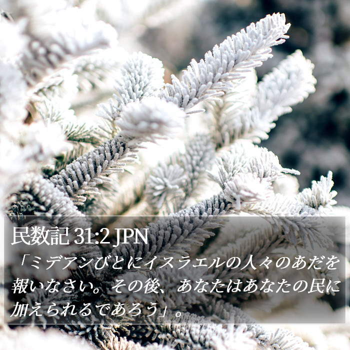 民数記 31:2 JPN Bible Study