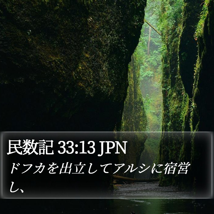 民数記 33:13 JPN Bible Study