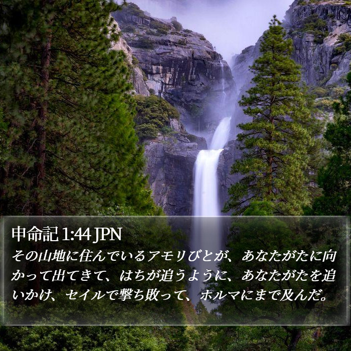 申命記 1:44 JPN Bible Study