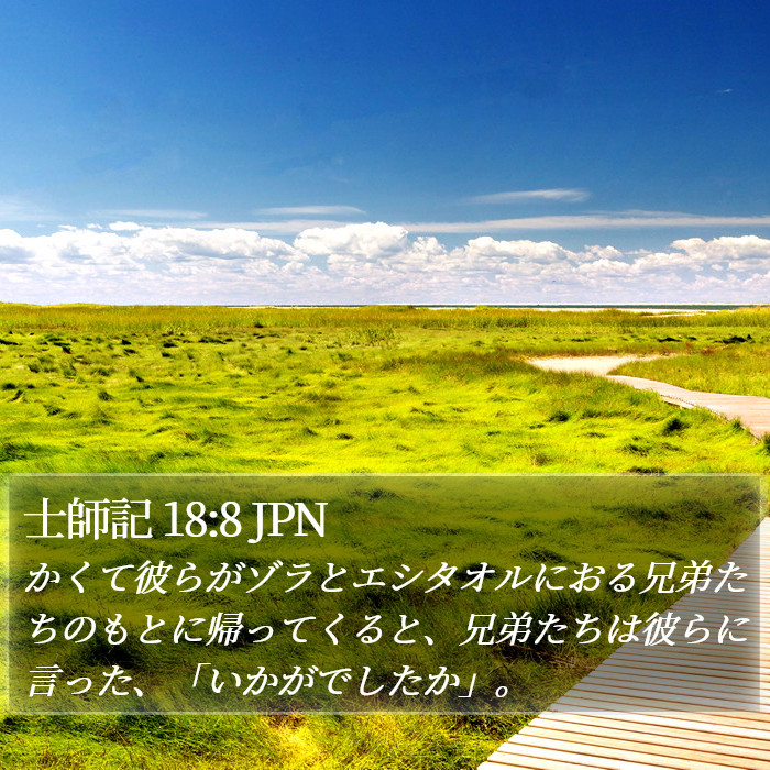 士師記 18:8 JPN Bible Study