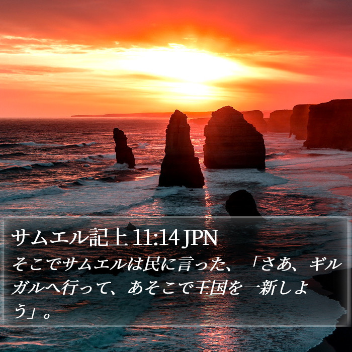 サムエル記上 11:14 JPN Bible Study