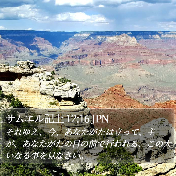 サムエル記上 12:16 JPN Bible Study