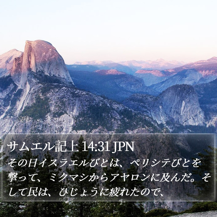 サムエル記上 14:31 JPN Bible Study