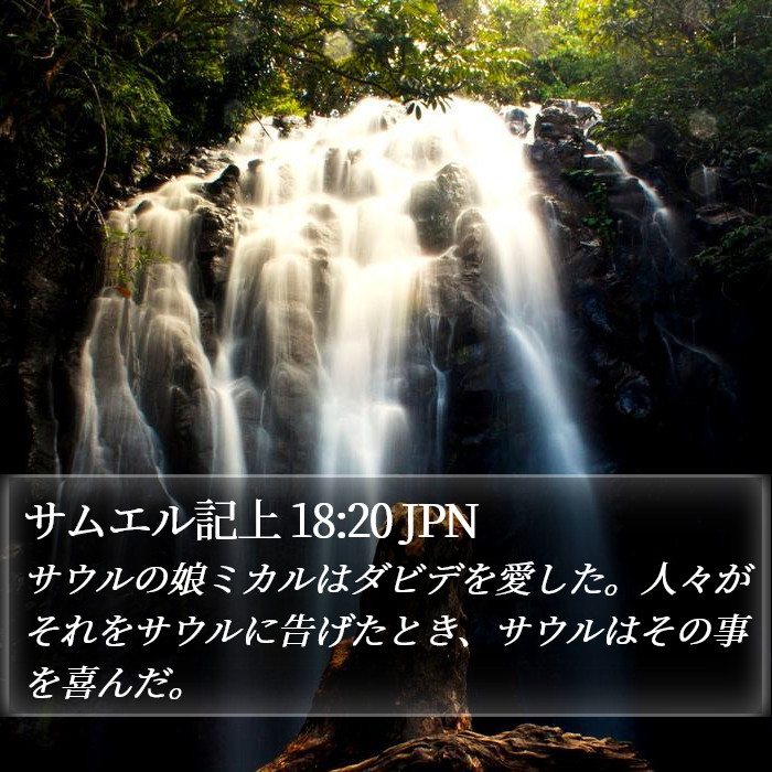 サムエル記上 18:20 JPN Bible Study