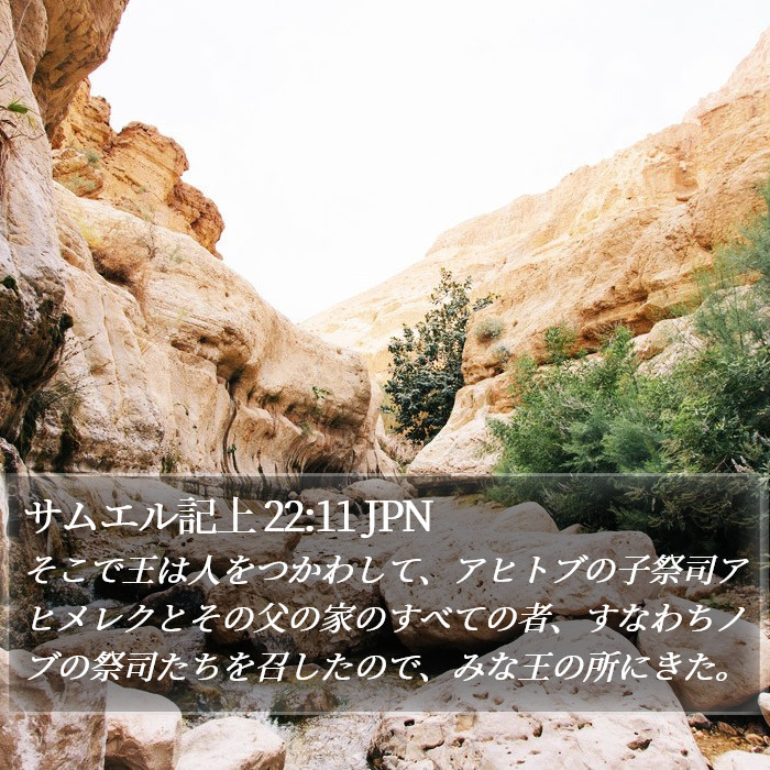 サムエル記上 22:11 JPN Bible Study