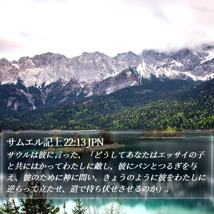 サムエル記上 22:13 JPN Bible Study