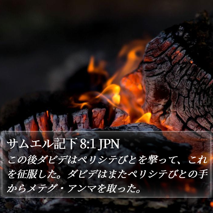 サムエル記下 8:1 JPN Bible Study