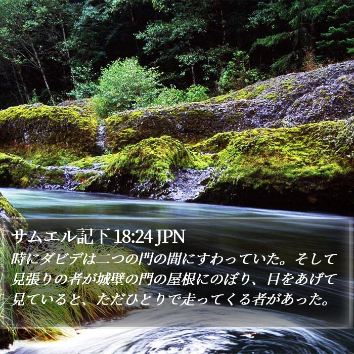 サムエル記下 18:24 JPN Bible Study