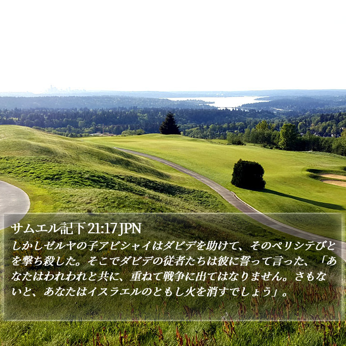 サムエル記下 21:17 JPN Bible Study
