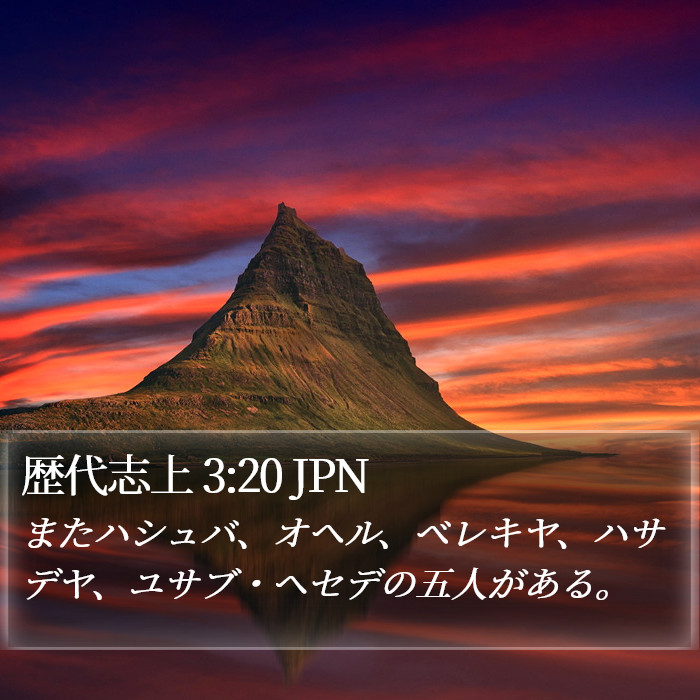 歴代志上 3:20 JPN Bible Study