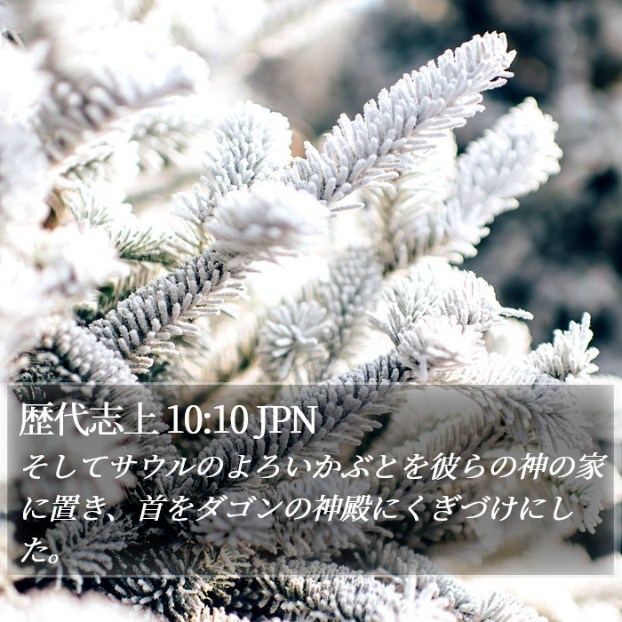 歴代志上 10:10 JPN Bible Study
