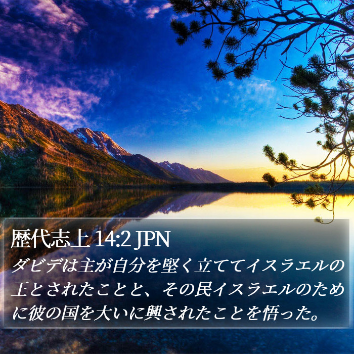 歴代志上 14:2 JPN Bible Study