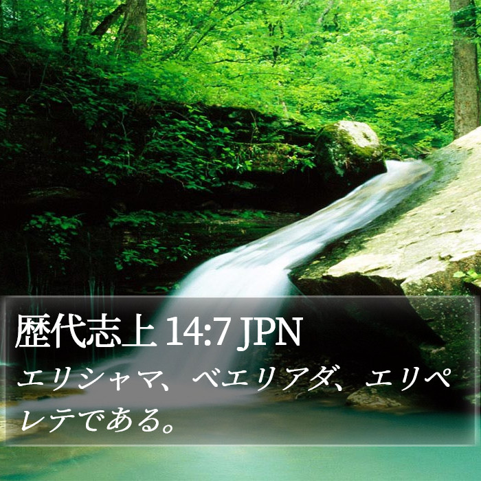 歴代志上 14:7 JPN Bible Study