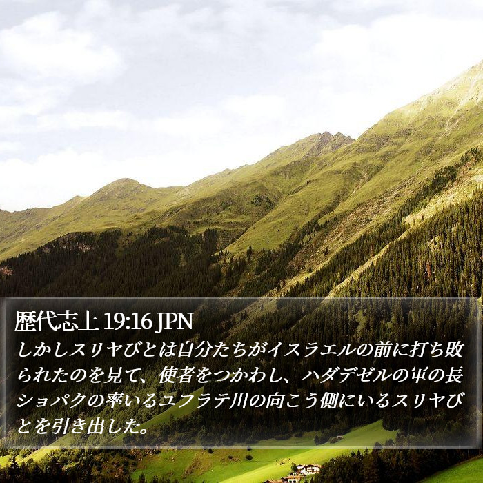歴代志上 19:16 JPN Bible Study