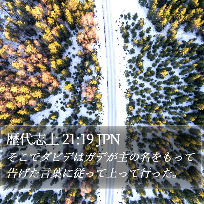 歴代志上 21:19 JPN Bible Study