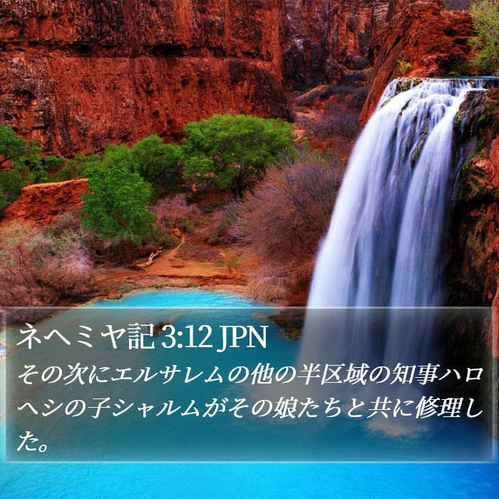 ネヘミヤ記 3:12 JPN Bible Study