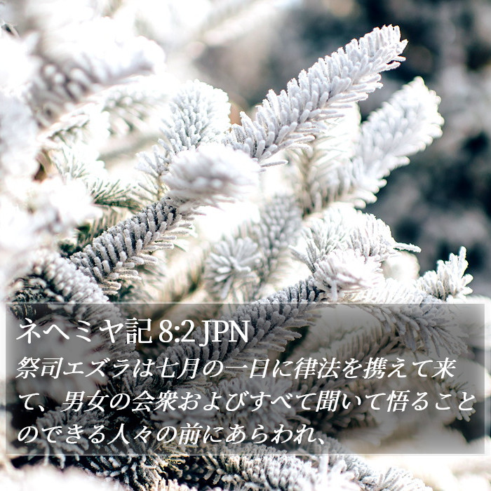 ネヘミヤ記 8:2 JPN Bible Study