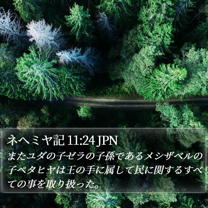 ネヘミヤ記 11:24 JPN Bible Study