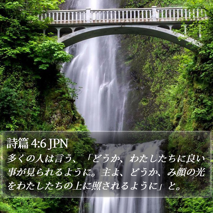詩篇 4:6 JPN Bible Study