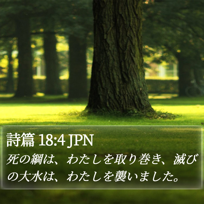 詩篇 18:4 JPN Bible Study