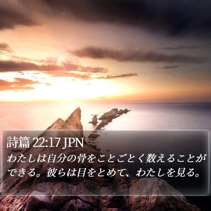 詩篇 22:17 JPN Bible Study