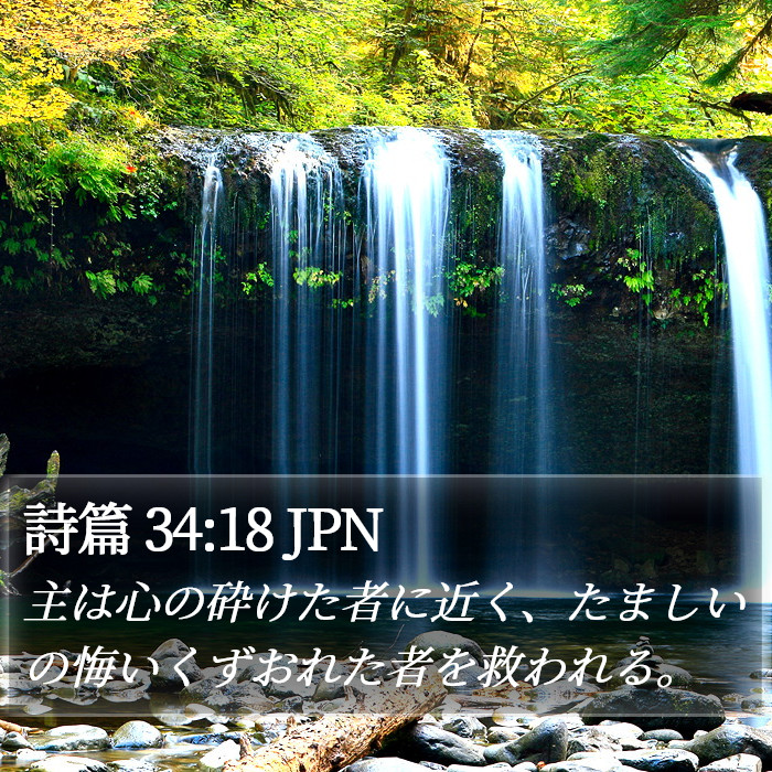 詩篇 34:18 JPN Bible Study