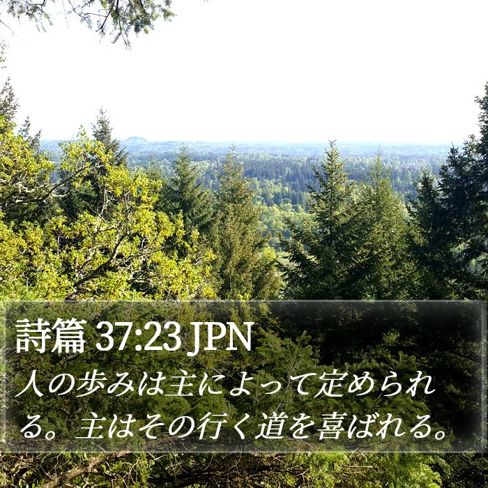 詩篇 37:23 JPN Bible Study
