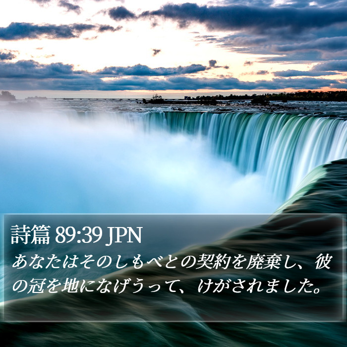 詩篇 89:39 JPN Bible Study