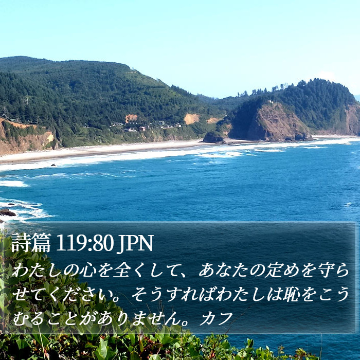 詩篇 119:80 JPN Bible Study