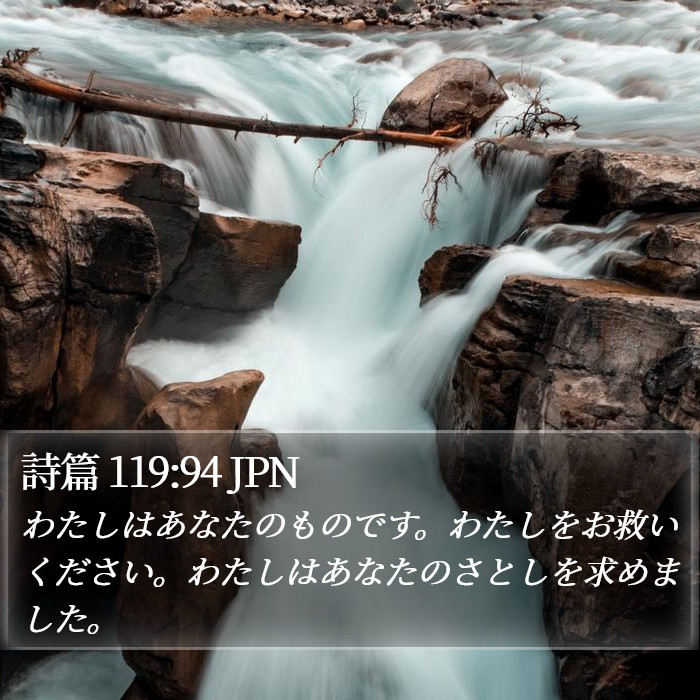 詩篇 119:94 JPN Bible Study
