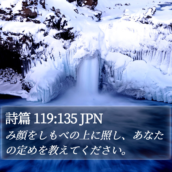 詩篇 119:135 JPN Bible Study