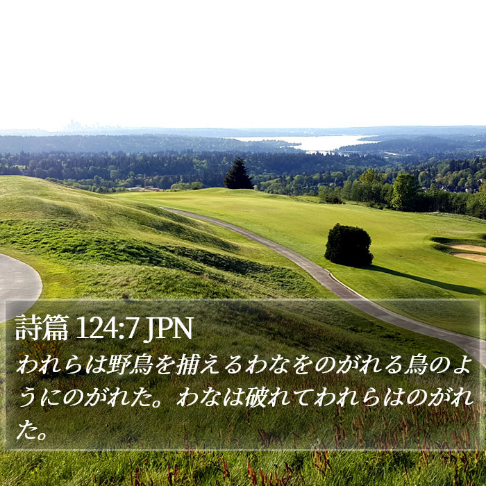 詩篇 124:7 JPN Bible Study